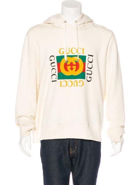 gucci mens hoody|Gucci distressed hoodie.